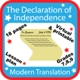 The Declaration of Independence: modern translation
