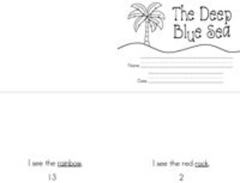 The Deep Blue Sea Retelling Reading And Writing Activities Tpt