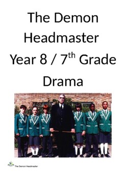 Preview of The Demon Headmaster - Worksheet