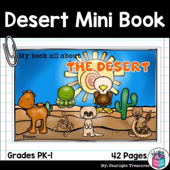 Preview of The Desert Mini Book for Early Readers: Desert Animals