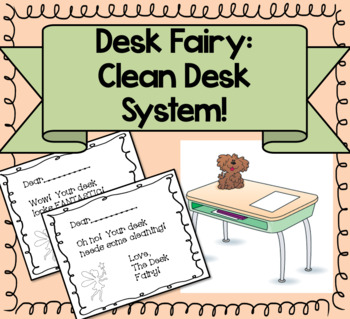 Preview of The Desk Fairy!  Clean Desk System