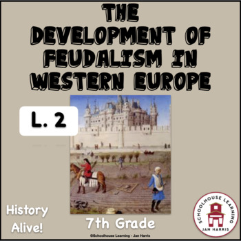 Preview of The Development of Feudalism in Western Europe Lesson 2 Task Cards