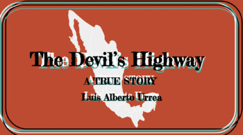Preview of The Devil's Highway by Luis Urrea- Learning Stations/Introduction Stations