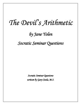 Preview of The Devil's Arithmetic: Socratic Seminar Questions