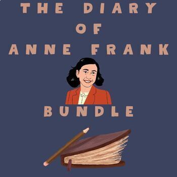 Preview of The Diary of Anne Frank, Novel Study Bundle, Digital Resources