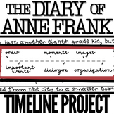 The Diary of Anne Frank Play Study Unit Reading Comp Activ