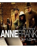 The Diary of Anne Frank Play (Act I) Exam & Answer Key