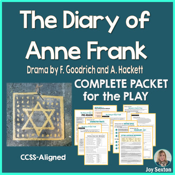 Preview of Diary of Anne Frank Play - Student-Ready Complete Packet