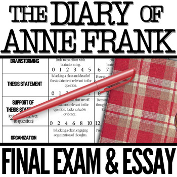 Preview of The Diary of Anne Frank Test: 50-Questions (Plus Bonus Essay Questions)