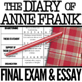 The Diary of Anne Frank Test: 50-Questions (Plus Bonus Ess