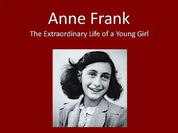Preview of The Diary of Anne Frank Unit Bundle