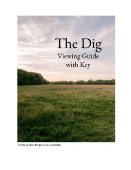 Preview of The Dig: A Viewing Guide w/ Key to the Netflix Film (Anglo-Saxon Ship Discovery)