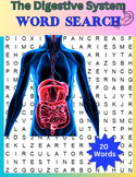 The Digestive System Wordsearch