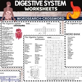 The Digestive System Worksheets Word Search and Crosswords
