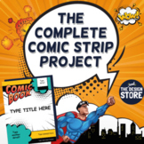 The Comic Book Project with Template & Strips | ELA Narrat
