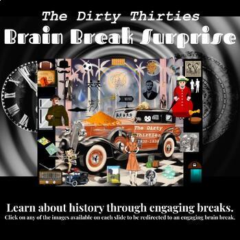 Preview of The Dirty Thirties Brain Break Surprise Activities
