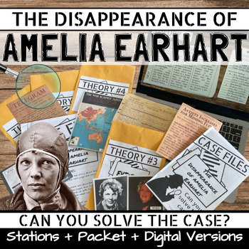 Preview of The Disappearance of Amelia Earhart Primary Sources Research Activity