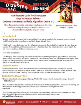 Preview of The Disaster Days Educator Guide