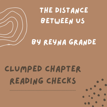 Preview of The Distance Between Us - Reading Checks