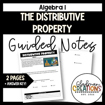 Preview of The Distributive Property - Algebra 1 Binder Notes
