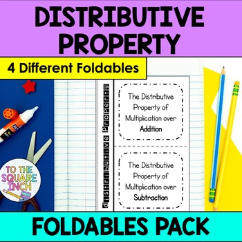 Preview of The Distributive Property Foldable