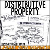 The Distributive Property Guided Notes Homework Warm Ups E