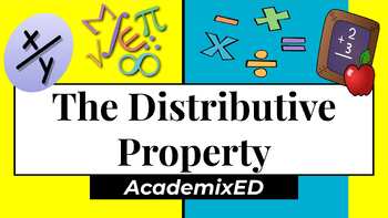 Preview of The Distributive Property Instructional Slides - Guided Notes (with Answer Key)