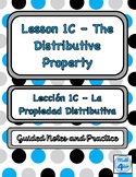 The Distributive Property Notes & Practice for ELLs | ENGL