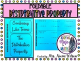 The Distributive Property Simplifying Expressions FOLDABLE