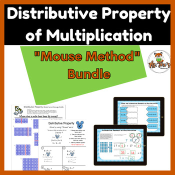 Preview of The Distributive Property of Multiplication "Mouse Method" Bundle