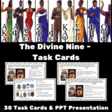 The Divine Nine - Black Sororities and Fraternities TASK CARDS