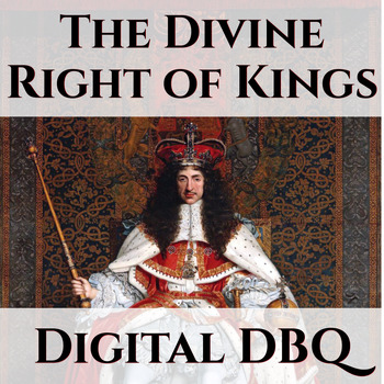 Preview of The Divine Right of Kings Primary Source Analysis: Google Form Digital DBQ