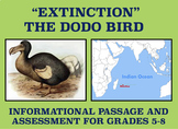 The Dodo Bird's Extinction: Reading Comprehension Passage 