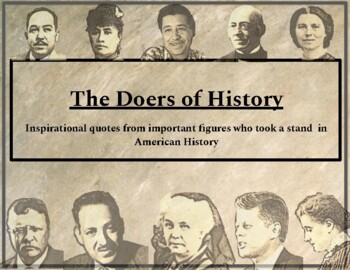 Preview of The Doers of History