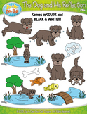 The Dog and His Reflection Famous Fables Clipart {Zip-A-De