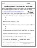 The Donner Party Podcast Assignment