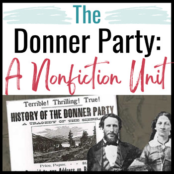 Preview of The Donner Party Tragedy-- A Nonfiction Research Synthesis Project