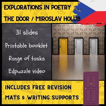 Preview of The Door, Miroslav Holub - Poetry unit (31 page lesson booklet)