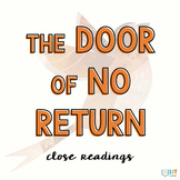 The Door of No Return Close Readings Activities