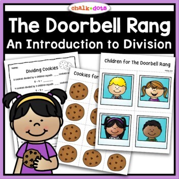 Preview of The Doorbell Rang Activities - Introducing Division - Sharing Equally