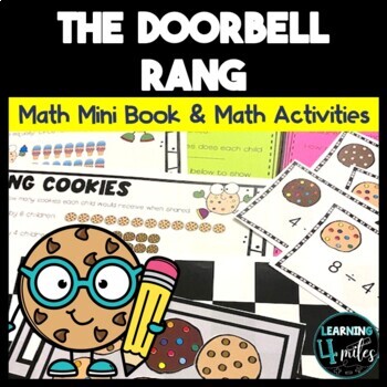 Preview of Division Math Games & Activities - The Doorbell Rang Book Companion