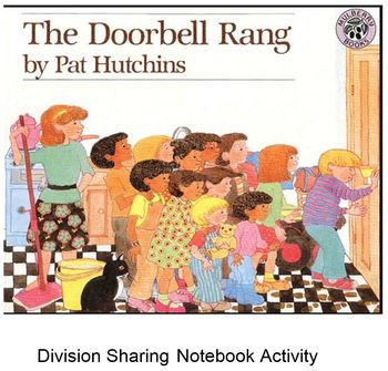 Preview of The Doorbell Rang Sharing Division Notebook Activity