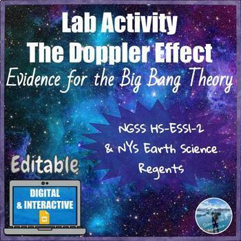 Preview of The Doppler Effect - Evidence for the Big Bang Theory | Digital Lab Activity