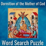 The Dormition of the Mother of God Word Search Puzzle - Bi