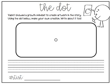 The Dot First Weeks of School Growth Mindset Activities and Writing