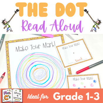 Preview of The Dot Read Aloud Lesson and Activities FREEBIE | Back to School Growth Mindset