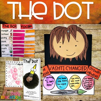 Preview of The Dot Activities The Dot Day Peter Reynolds | Growth Mindset Activities