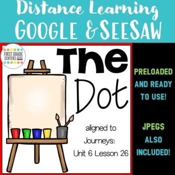 Preview of The Dot Journeys First Grade Unit 6 Lesson 26 Google Slides SeeSaw