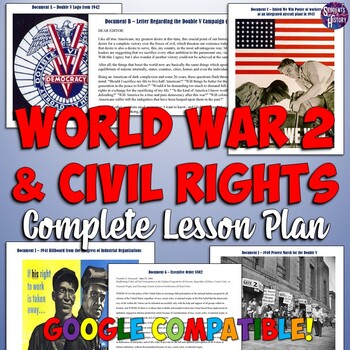 Preview of World War 2 & Civil Rights: The Double V Lesson