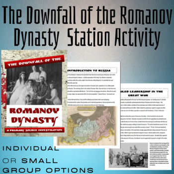 Preview of The Downfall of the Romanov Dynasty (A primary source investigation)